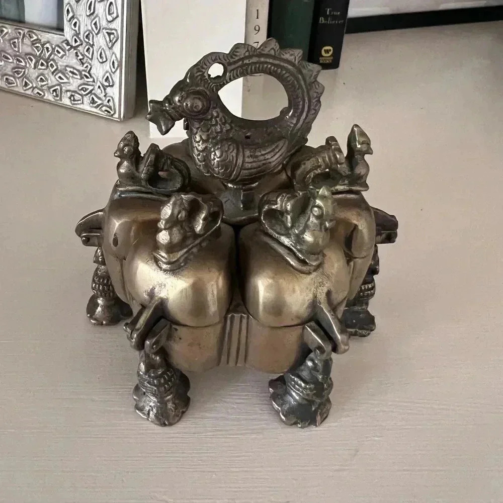 Antique KumKum Box - India
